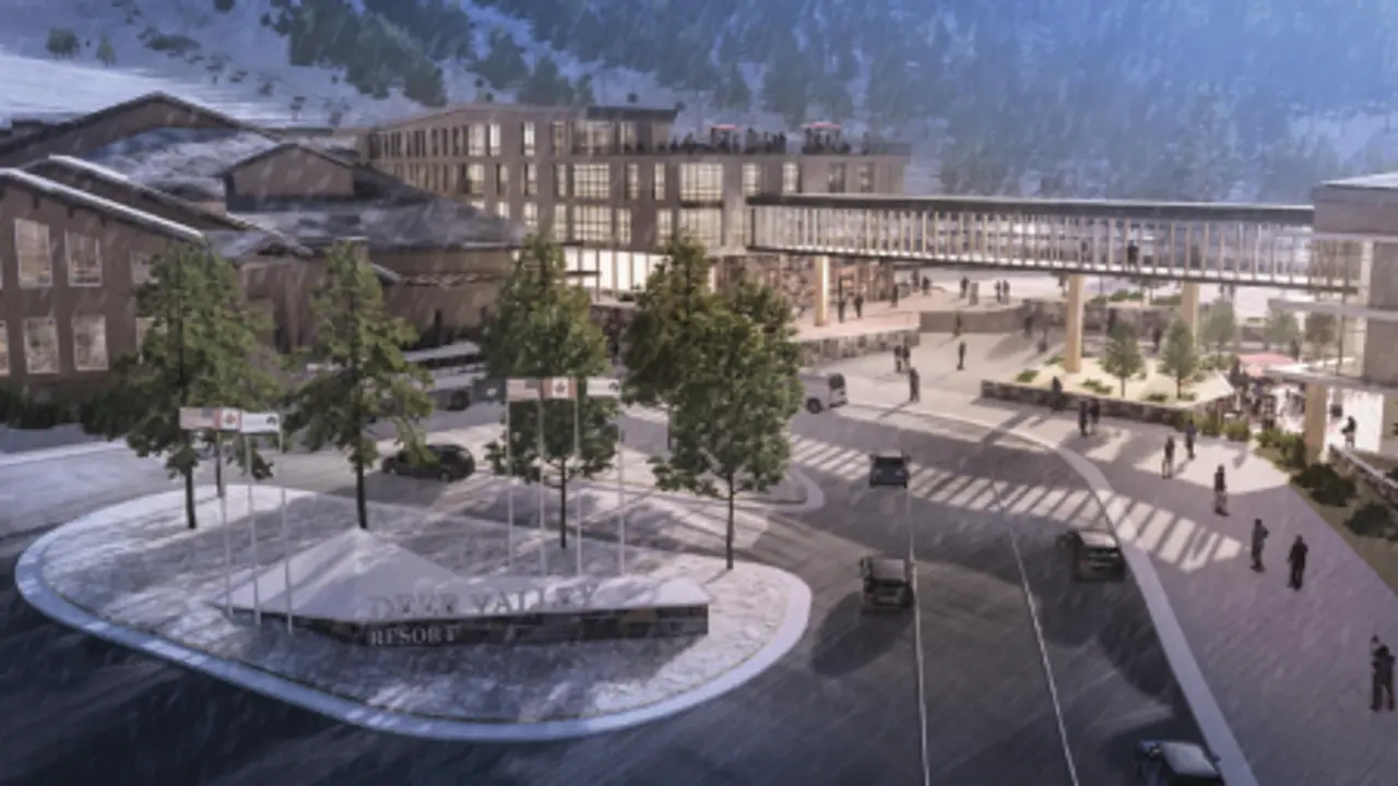 New Snow Park development at the base of Deer Valley