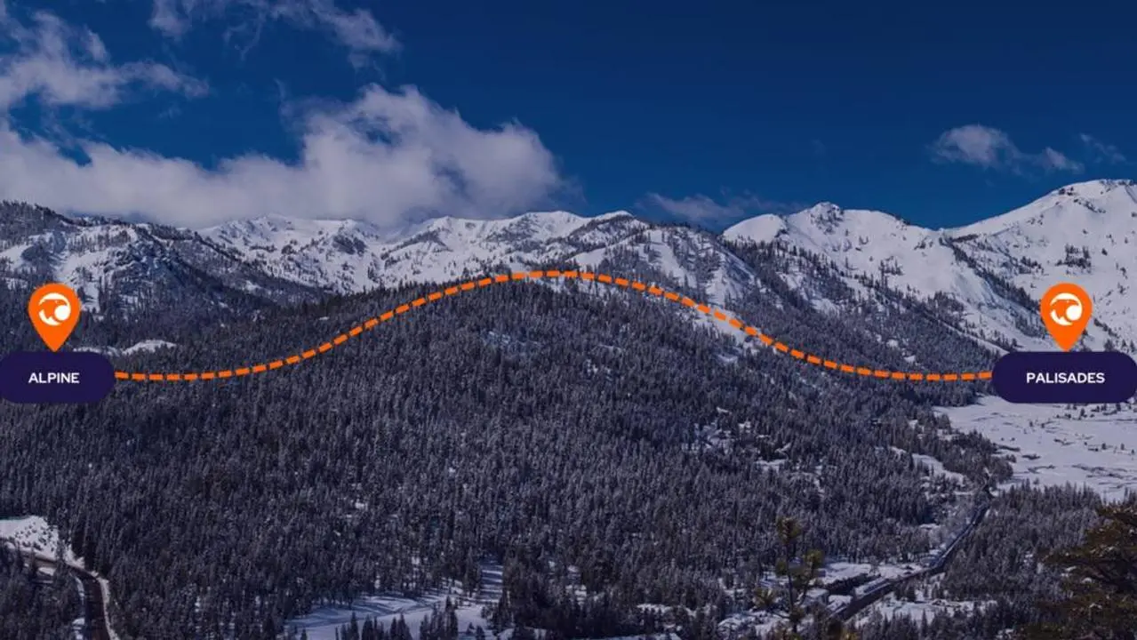 Video showing the base-to-base gondola project at Palisades Tahoe