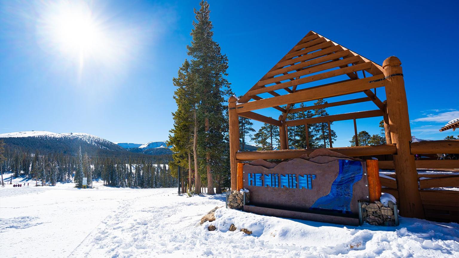 Art installation at Winter Park