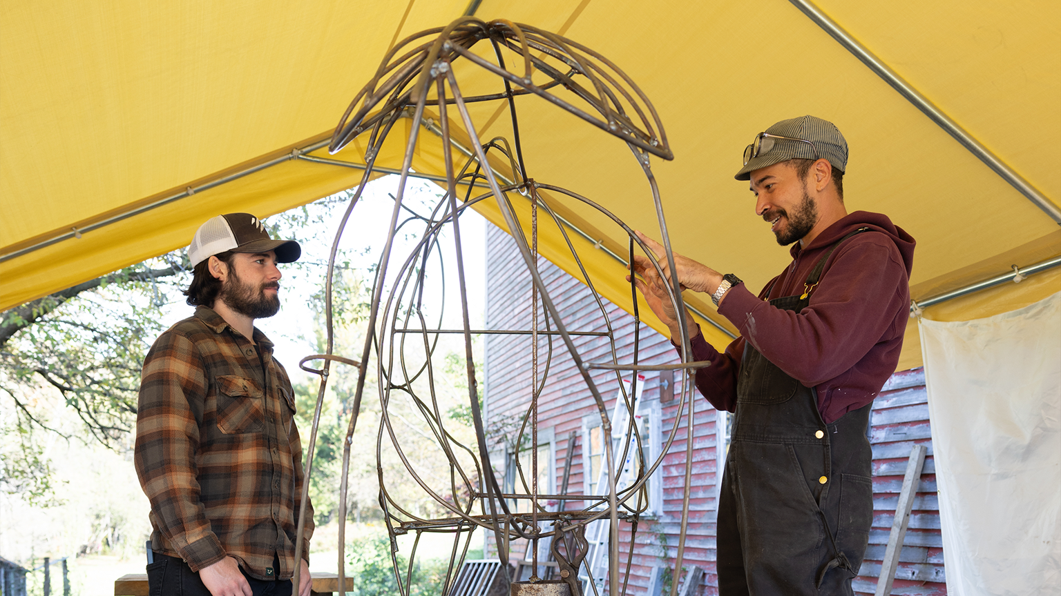 Art installation at Sugarbush