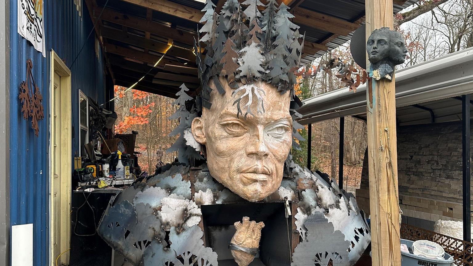 Art installation at Snowshoe